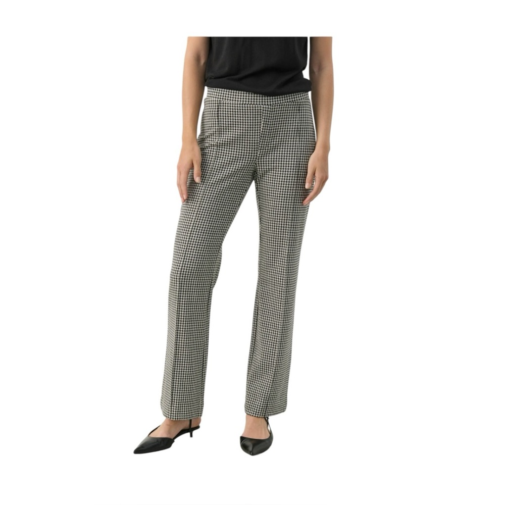 Part Two Pontas Black Check Gingham Trousers